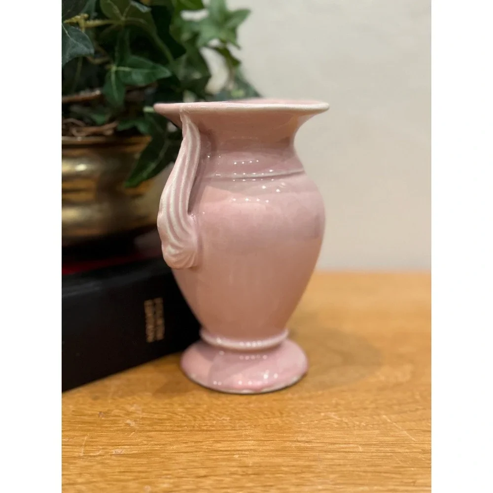 Vintage‎ NILOAK Pottery Winged Victory Vase 6